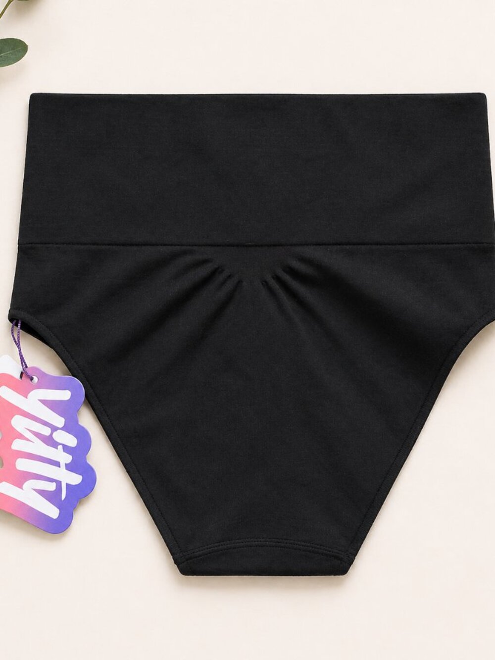 Yitty Nearly Naked Shaping High Waist Brief Black NWT